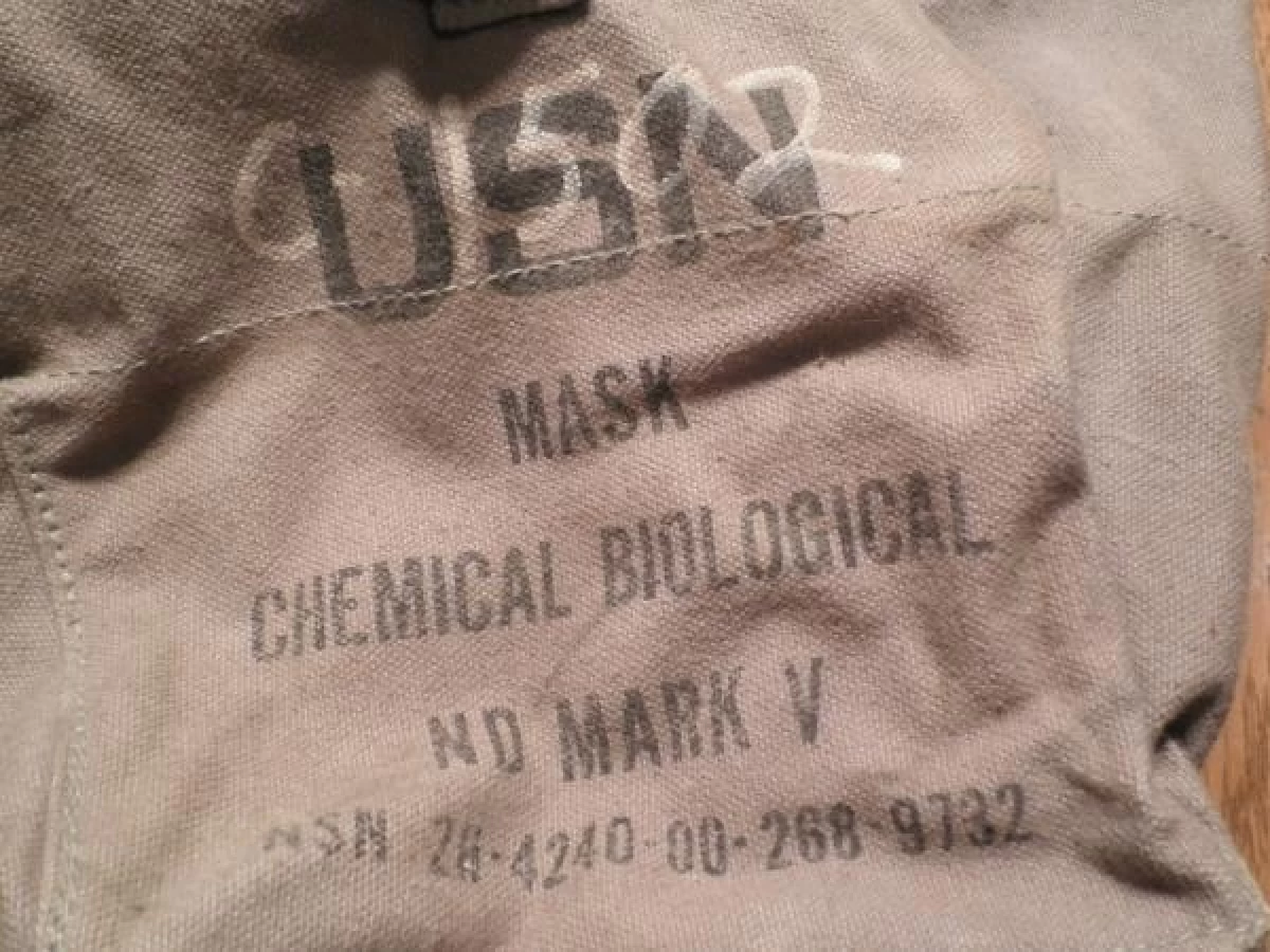 U.S.NAVY Gas Mask Bag used