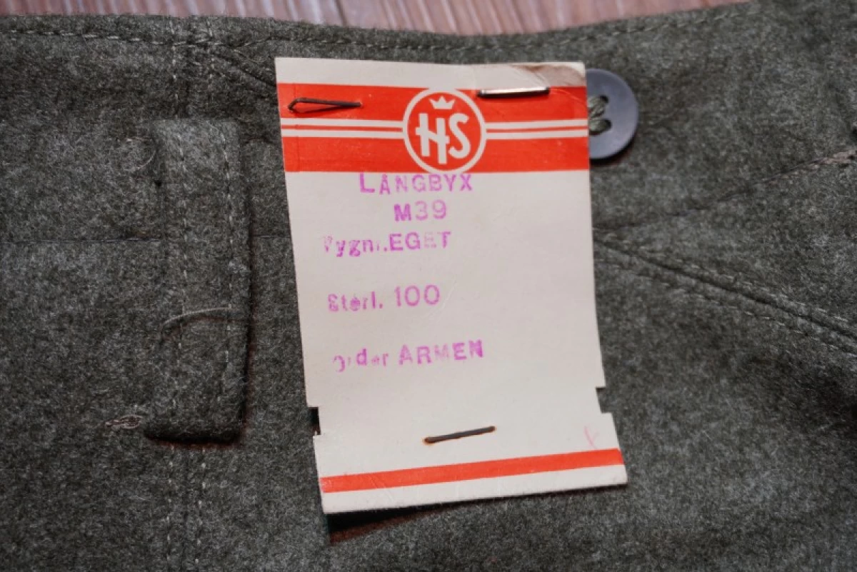SWEDEN M-39 Wool Trousers 1942年 waist84cm