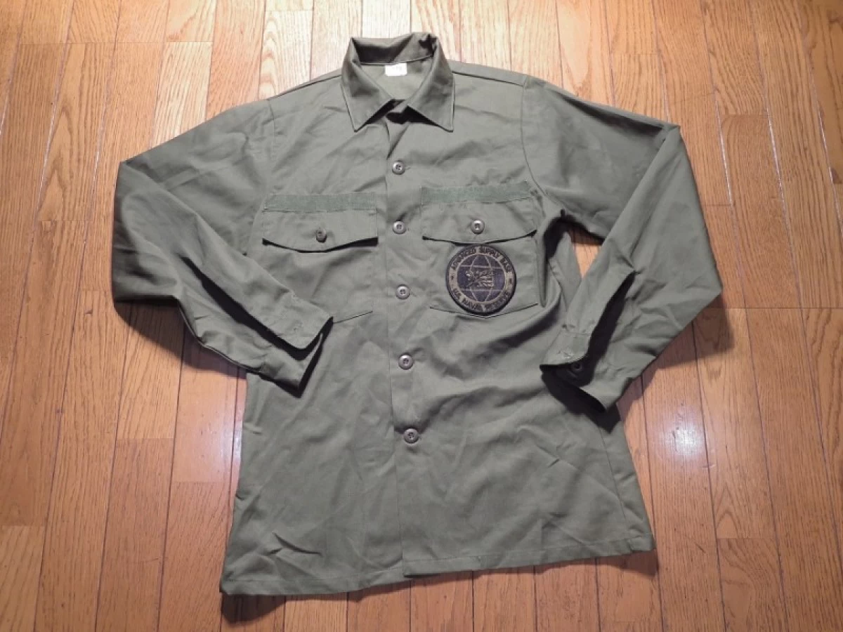 U.S.NAVY Utility Shirt 1987年 size14 1/2 used