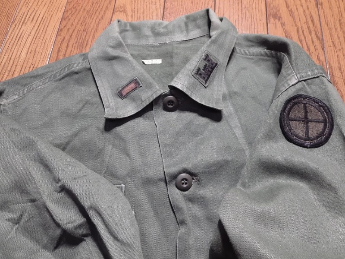 U.S.ARMY Utility Shirt Cotton 1960年代 size? used