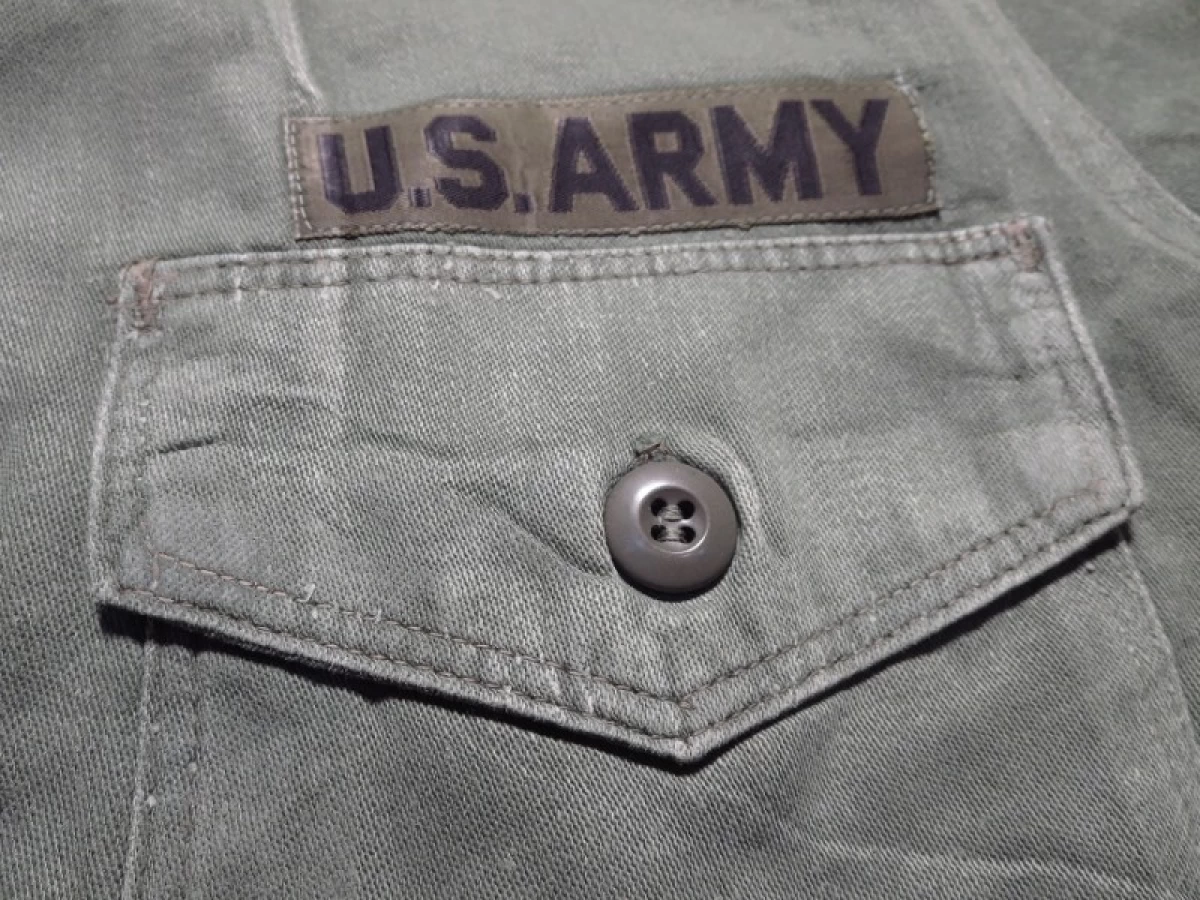U.S.ARMY Utility Shirt Cotton 1960年代 size? used