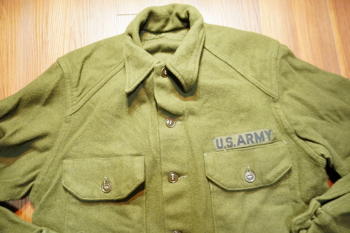 U.S.ARMY Field Shirt Wool 1950年代 sizeM? used