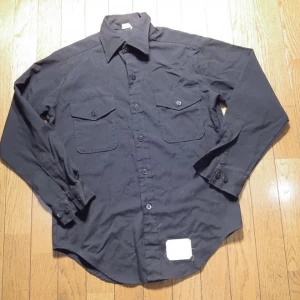 U.S.NAVY Shirt Plain Weave 1978年 size15 1/2 used
