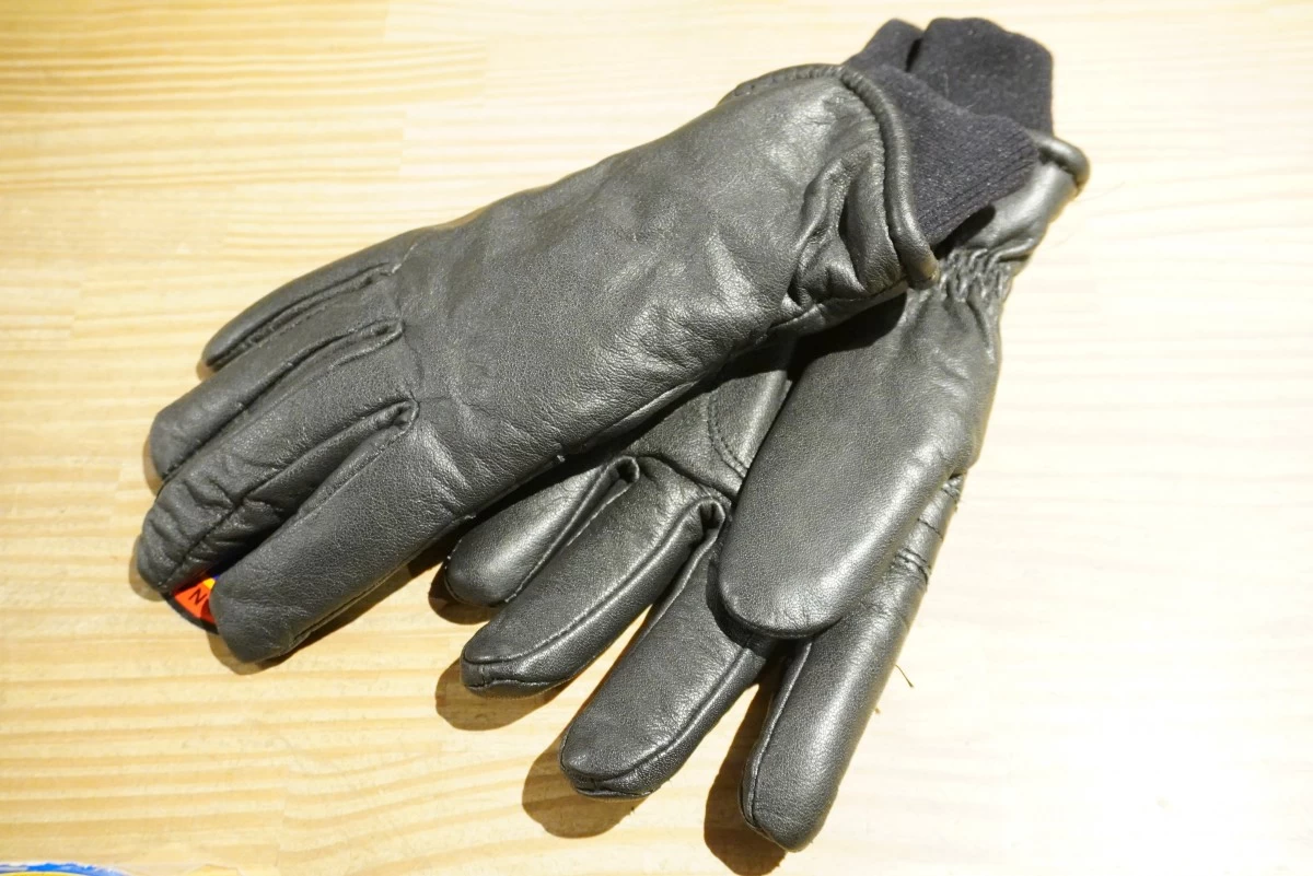 U.S.NAVY Leather Gloves Cold Weather sizeM used