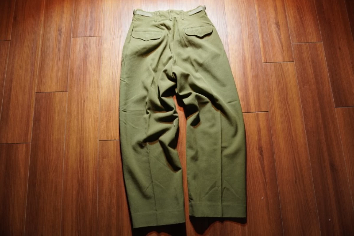 U.S.Field Trousers 100%Wool 1951年 sizeS-Short used