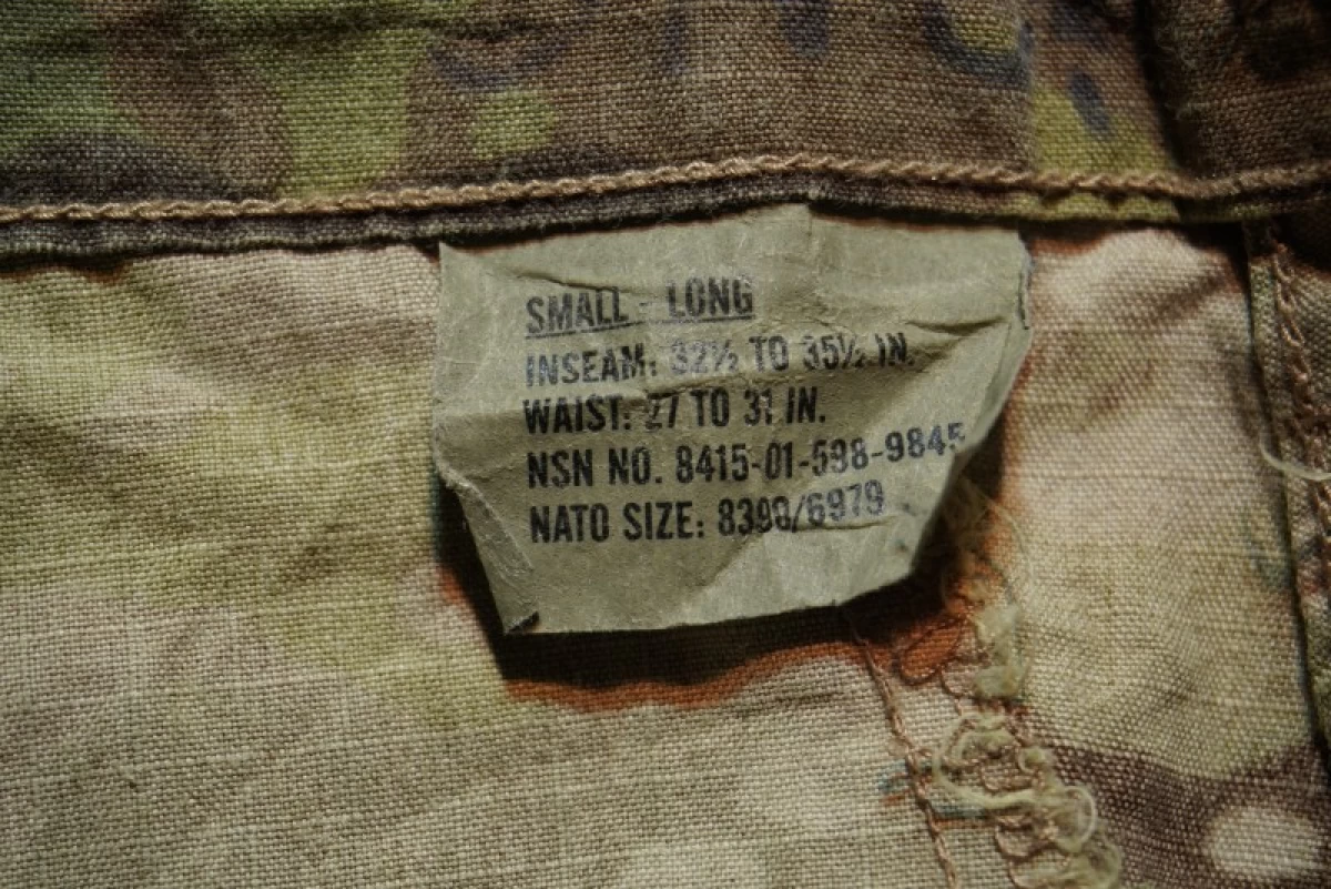 U.S.ARMY Trousers Combat MultiCam sizeS-Long used