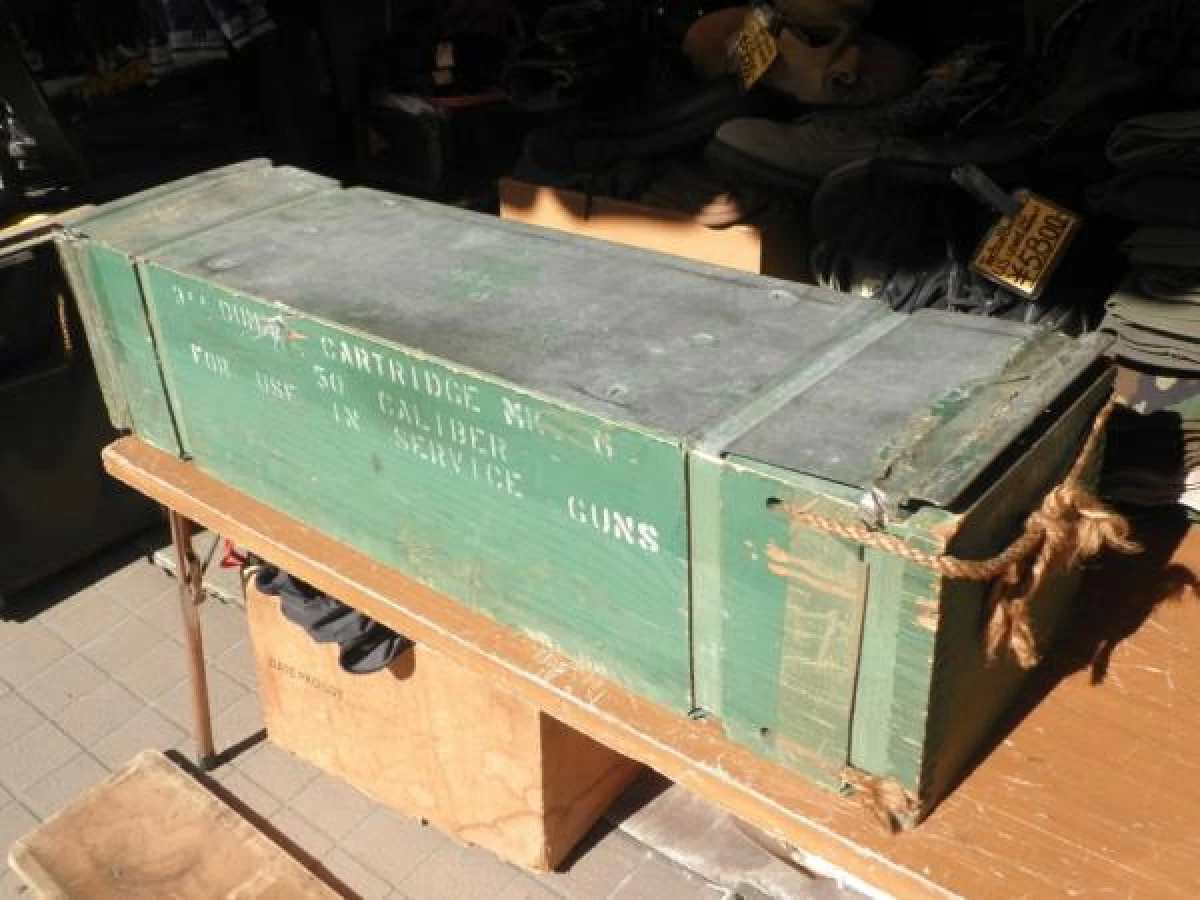 U.S.Wood Box Ammunition used