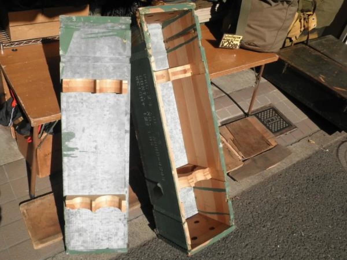 U.S.Wood Box Ammunition used