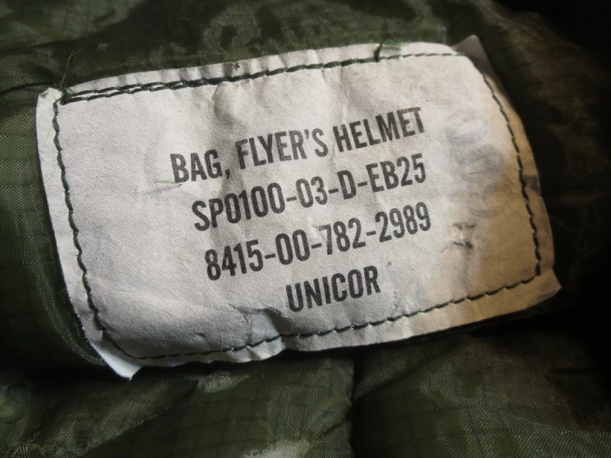 U.S.AIR FORCE Bag Flyer's Helmet 2003年 used