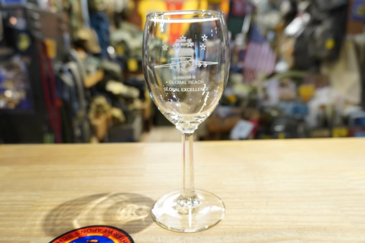 U.S.AIR FORCE Glass for Wine or Water 1992年 used