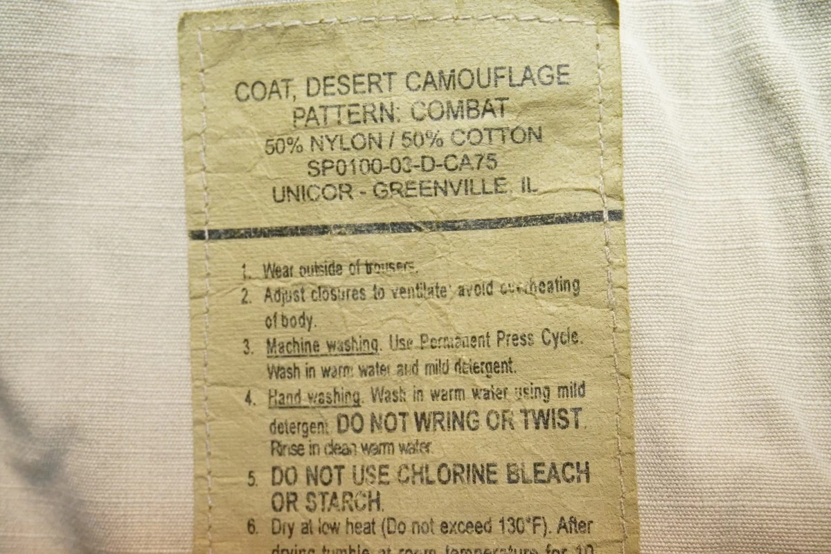U.S.NAVY Coat Combat 3color 2003年 sizeL-Regular
