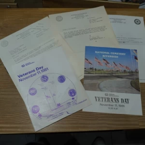 U.S.Veteran's Day Leaflet 1980年代 used
