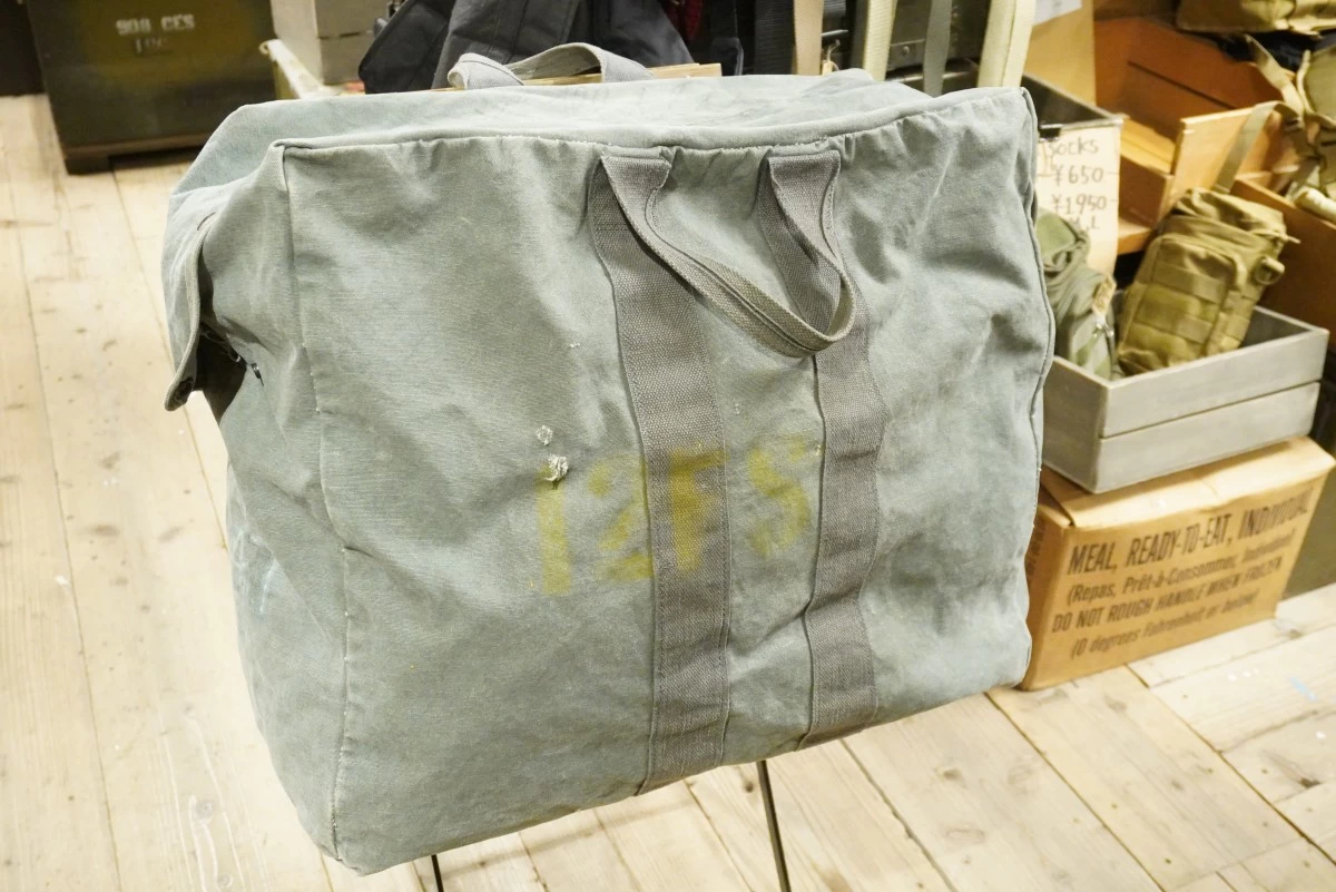 U.S.AIR FORCE Kit Bag Flyer's Cotton 1980年代？ used