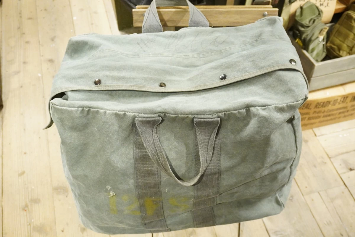 U.S.AIR FORCE Kit Bag Flyer's Cotton 1980年代？ used