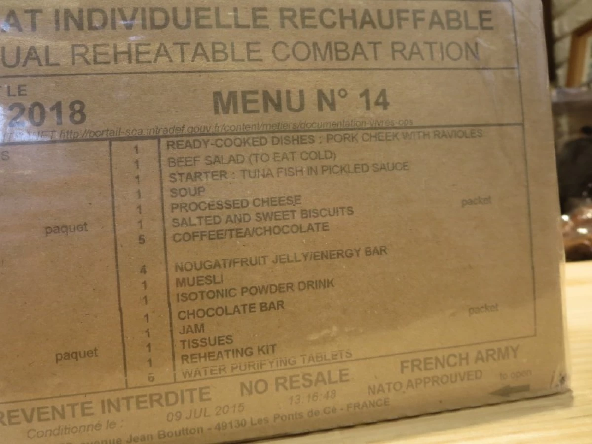 France Combat Ration for 1day (観賞用)