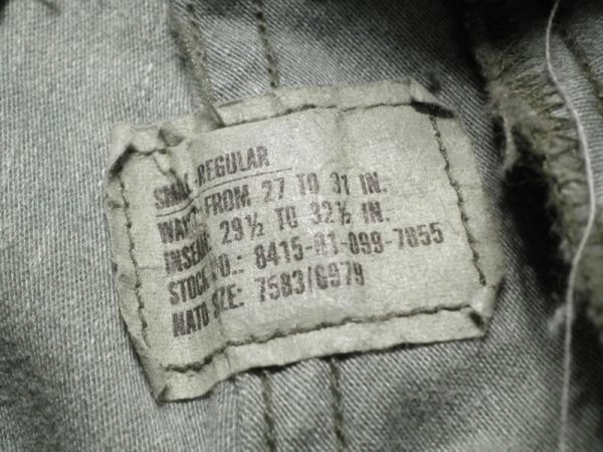 U.S.M-65 Field Trousers1985年sizeSmall-Regular used