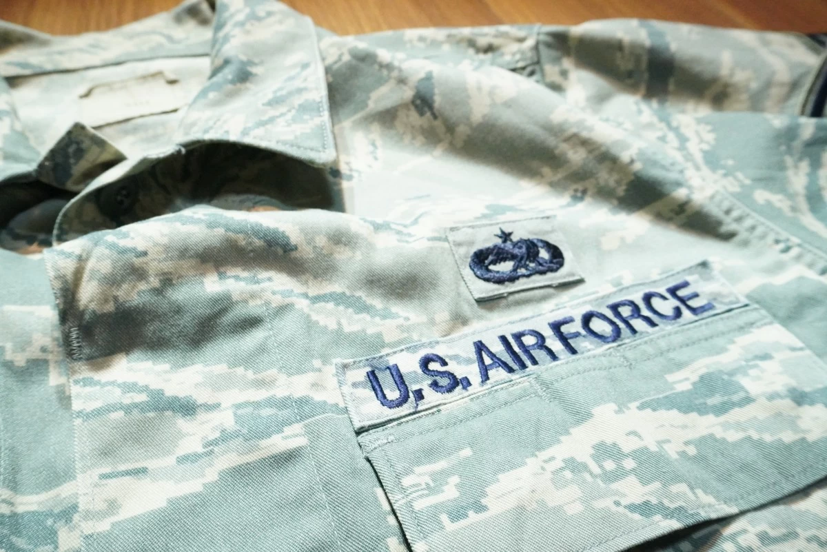 U.S.AIR FORCE Coat Utility ABU Improved? 2007年 size40Long
