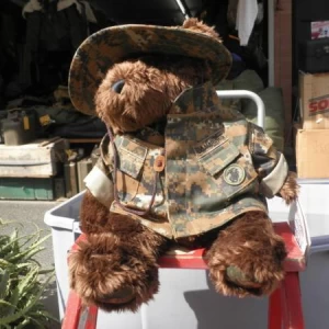 U.S.MARINE CORPS Stuffed Bear MARPAT Woodland