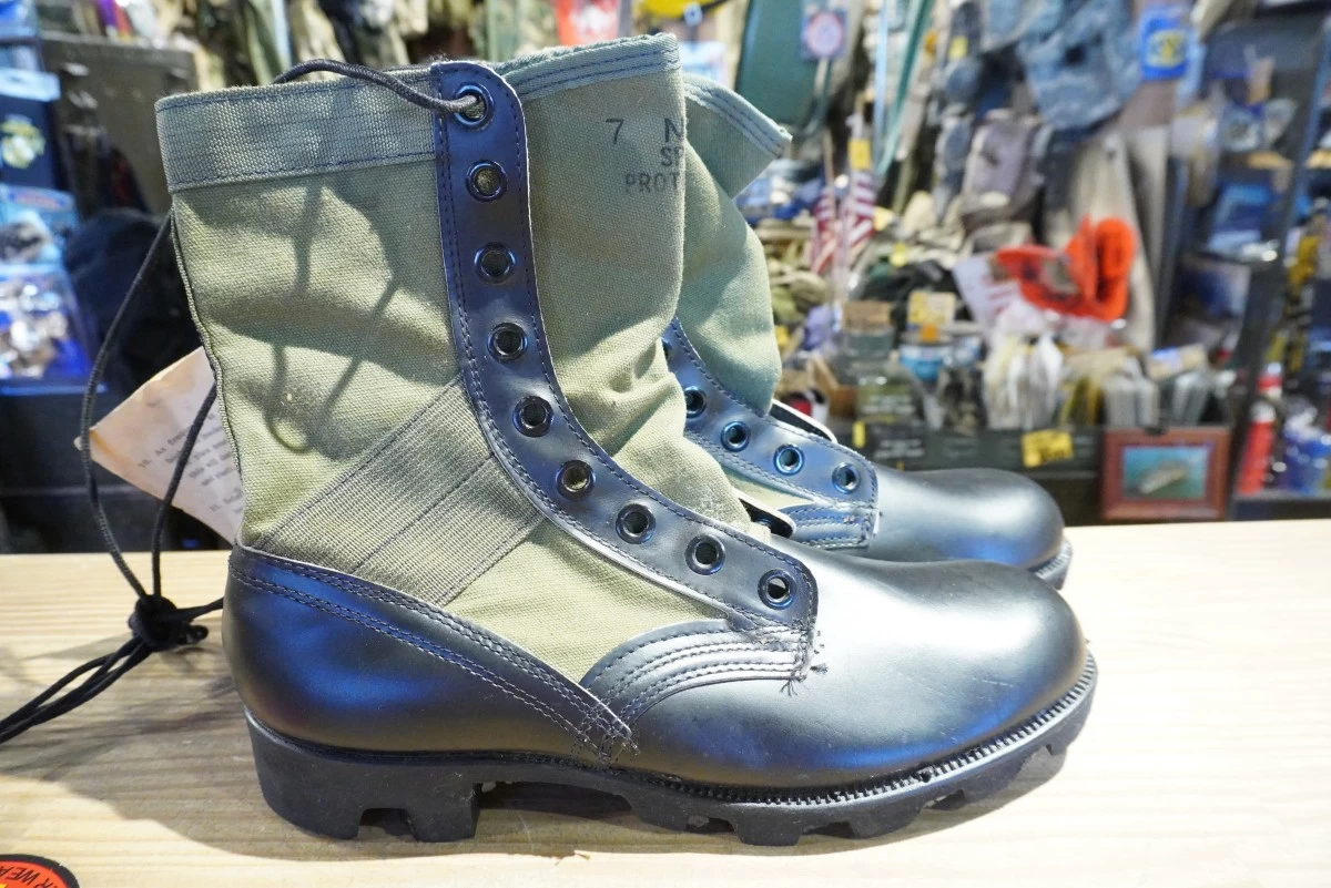 U.S.ARMY Boots Combat Tropical 1970年 size7N new