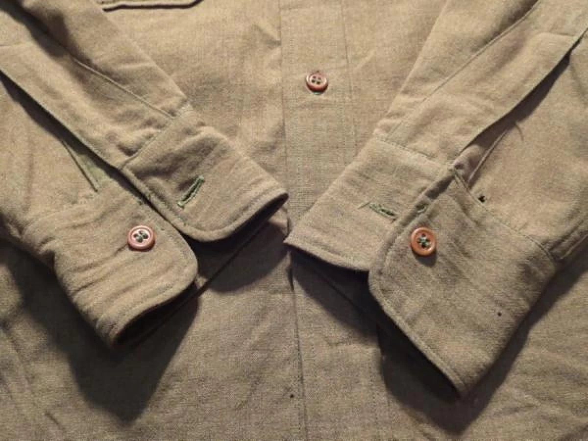 U.S.Shirt Flannel 1939年 size14 1/2 used