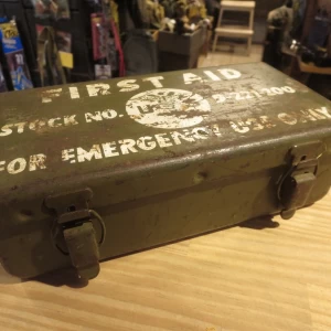 U.S.Metal Box for First Aid Kit 1950年代 used