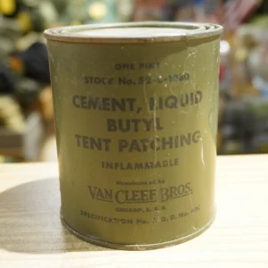U.S.Can Empty? Cement Liquid Butyl Tent ～ 1950年代?