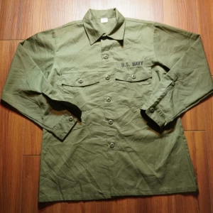 U.S.NAVY Utility Shirt 1987年 size16 1/2 used