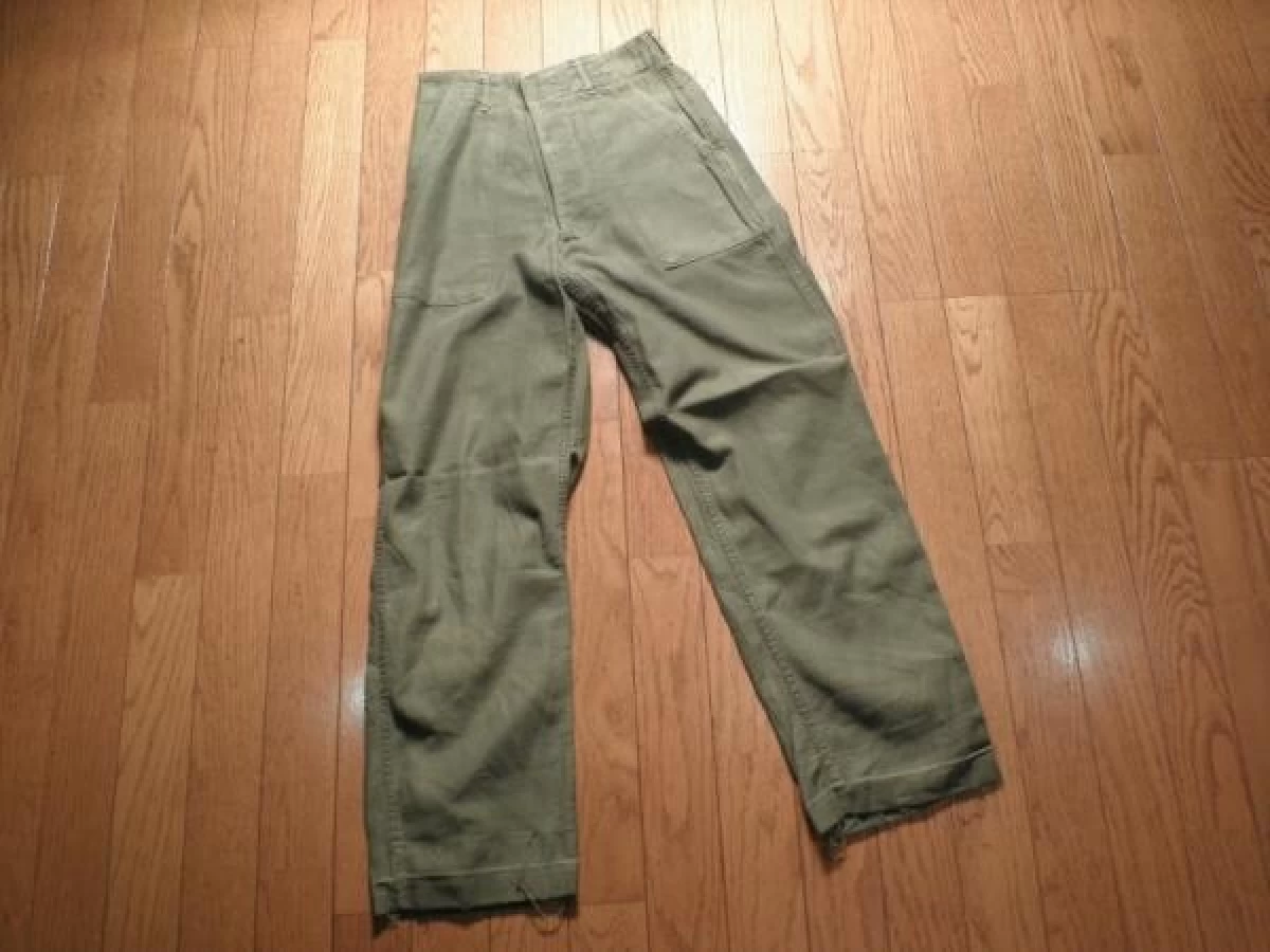 U.S.Utility Trousers Cotton 1975年 size28 used