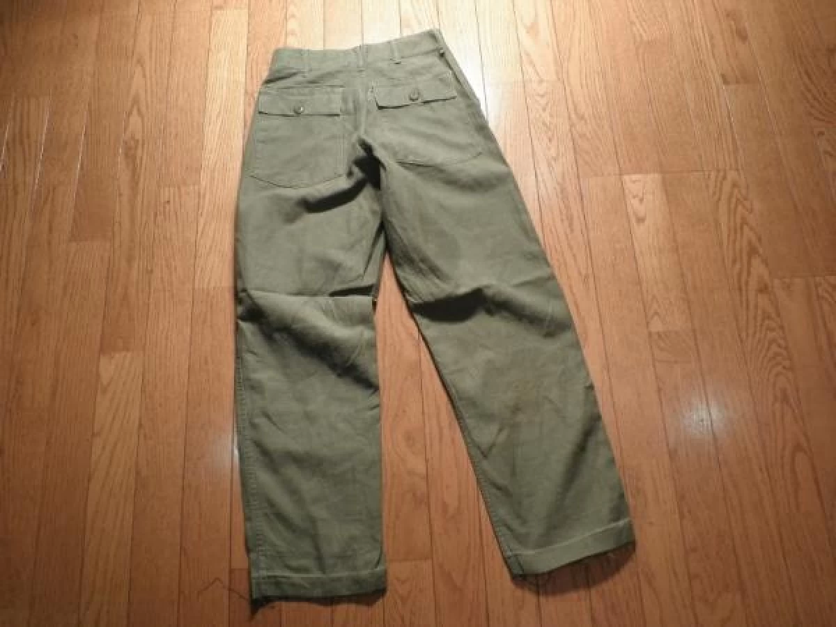 U.S.Utility Trousers Cotton 1975年 size28 used