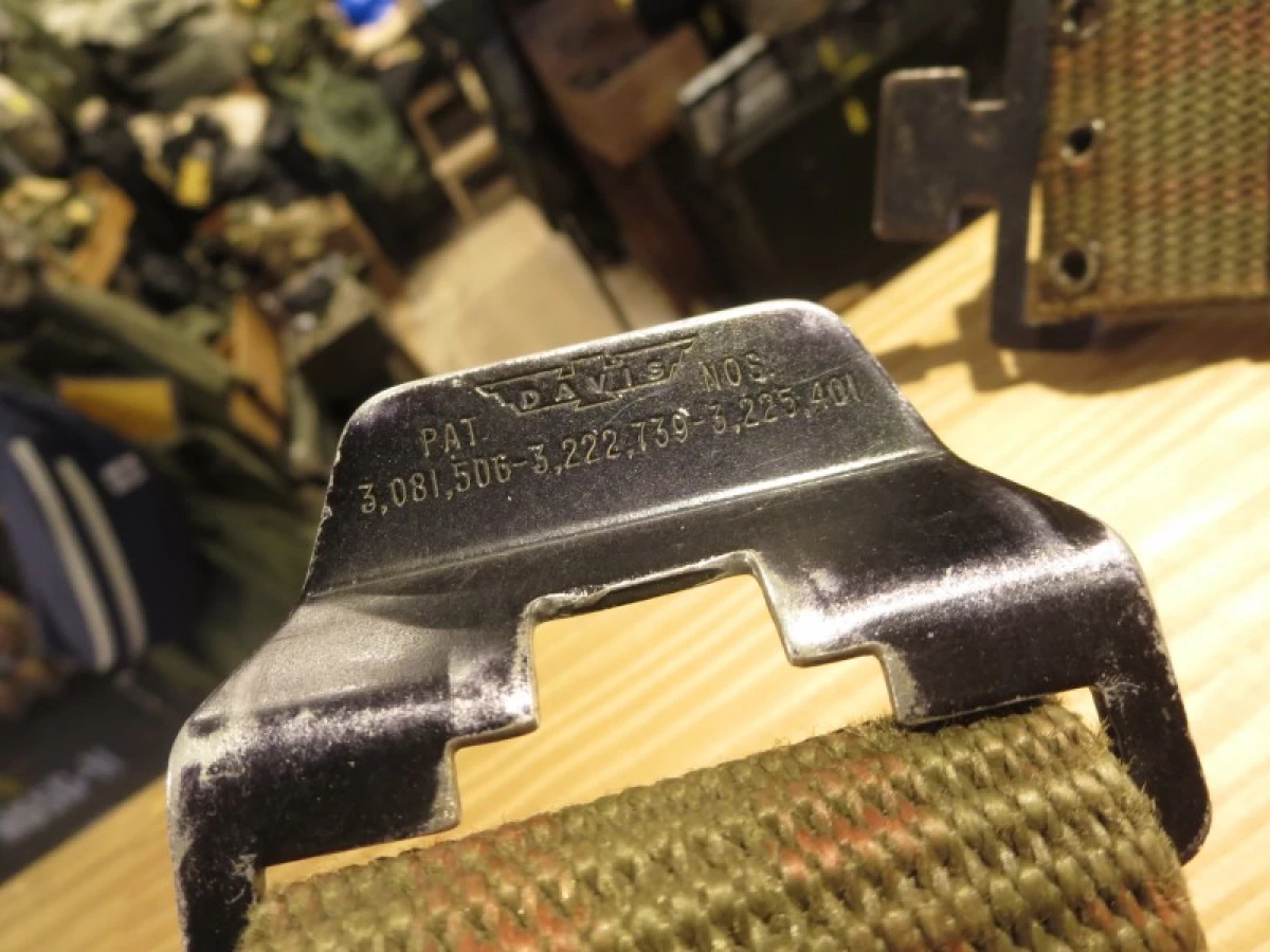 U.S.Pistol Belt Cotton M-1967 VietNamWar used