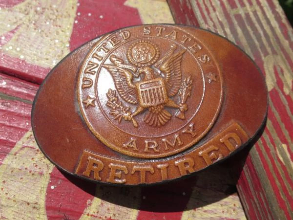U.S.ARMY Leather Buckle 