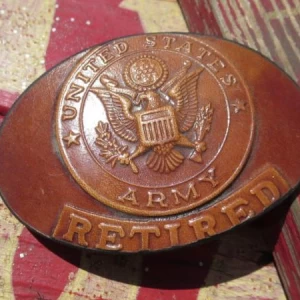 U.S.ARMY Leather Buckle 