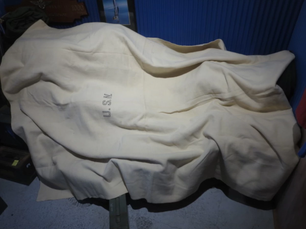 U.S.NAVY Blanket 1960?1970年代? 210cm×165cm used