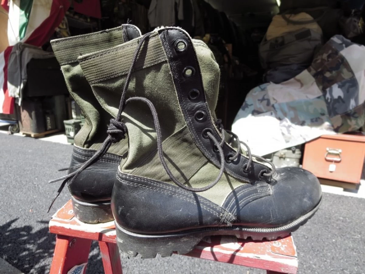 U.S.Boots Combat Tropical 1967年 size9R used