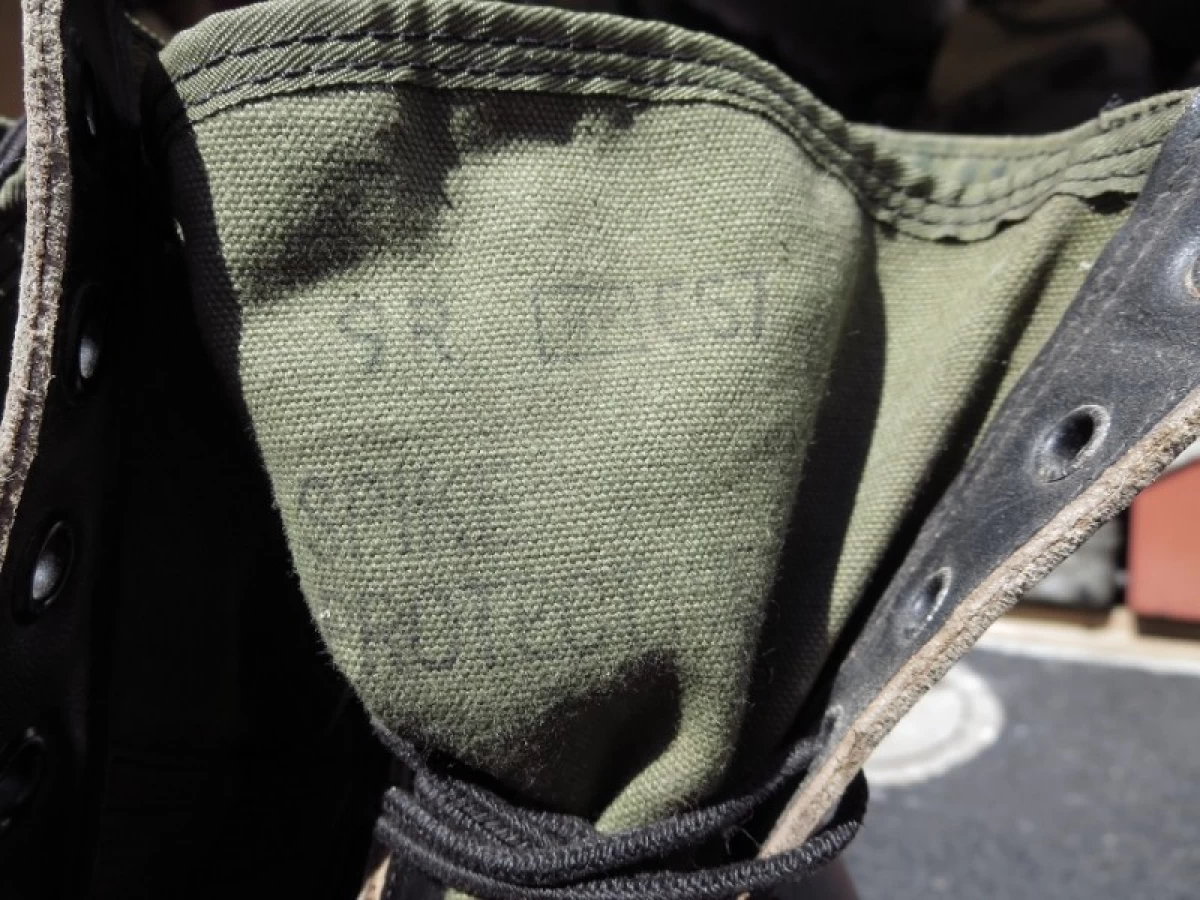 U.S.Boots Combat Tropical 1967年 size9R used