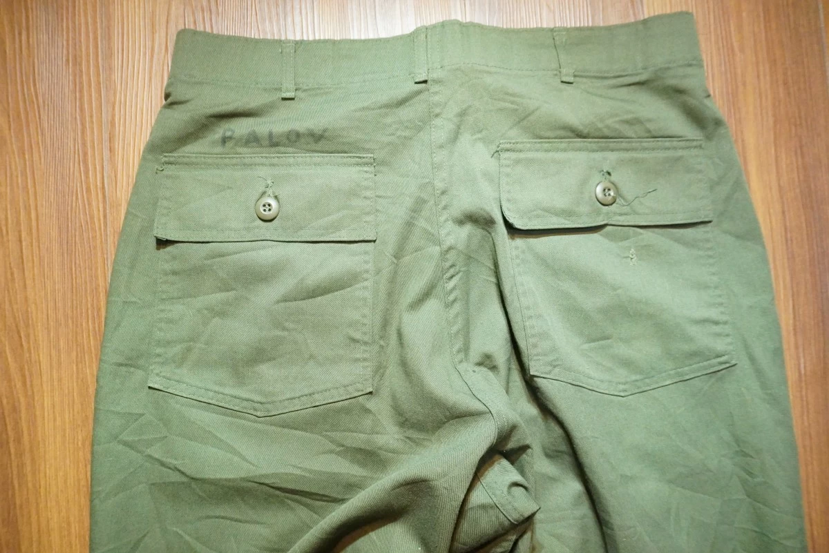 U.S.Trousers Utility 50% Cotton 50%Polyester 1987年 size36 used