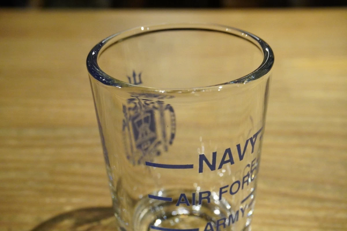 U.S.NAVAL ACADEMY Shot Glass used
