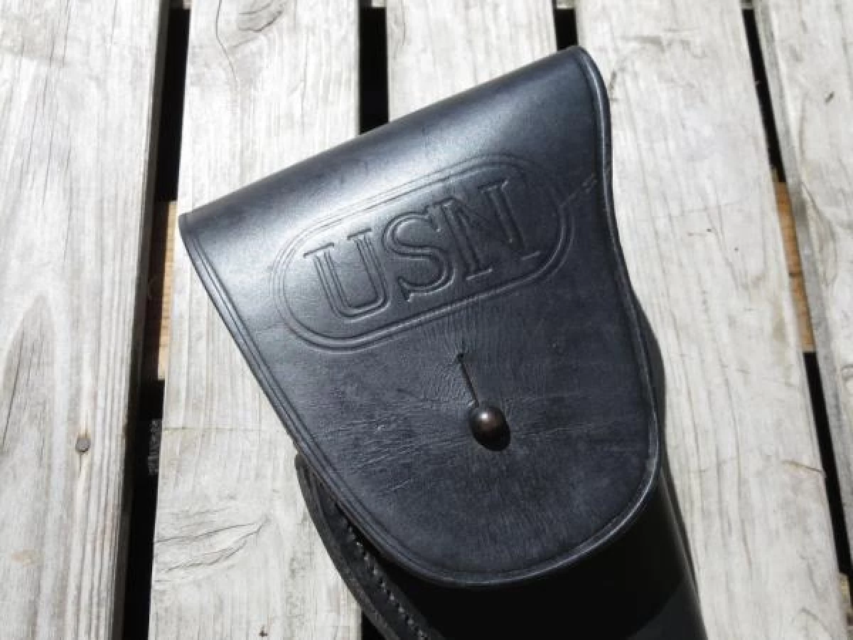 U.S.NAVY Holster Leather(難あり) new?