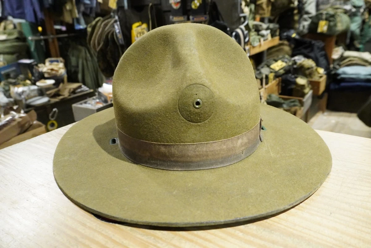 U.S.ARMY Campaign Hat Drill Sergeant size7 3/8 used