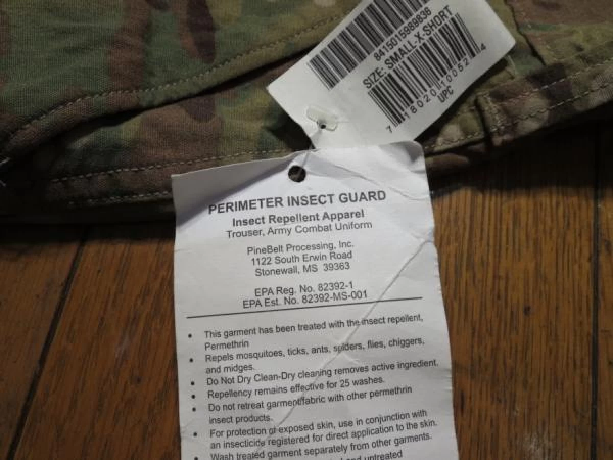 U.S.ARMY CombatUniformTrousers MultiCam sizeS new
