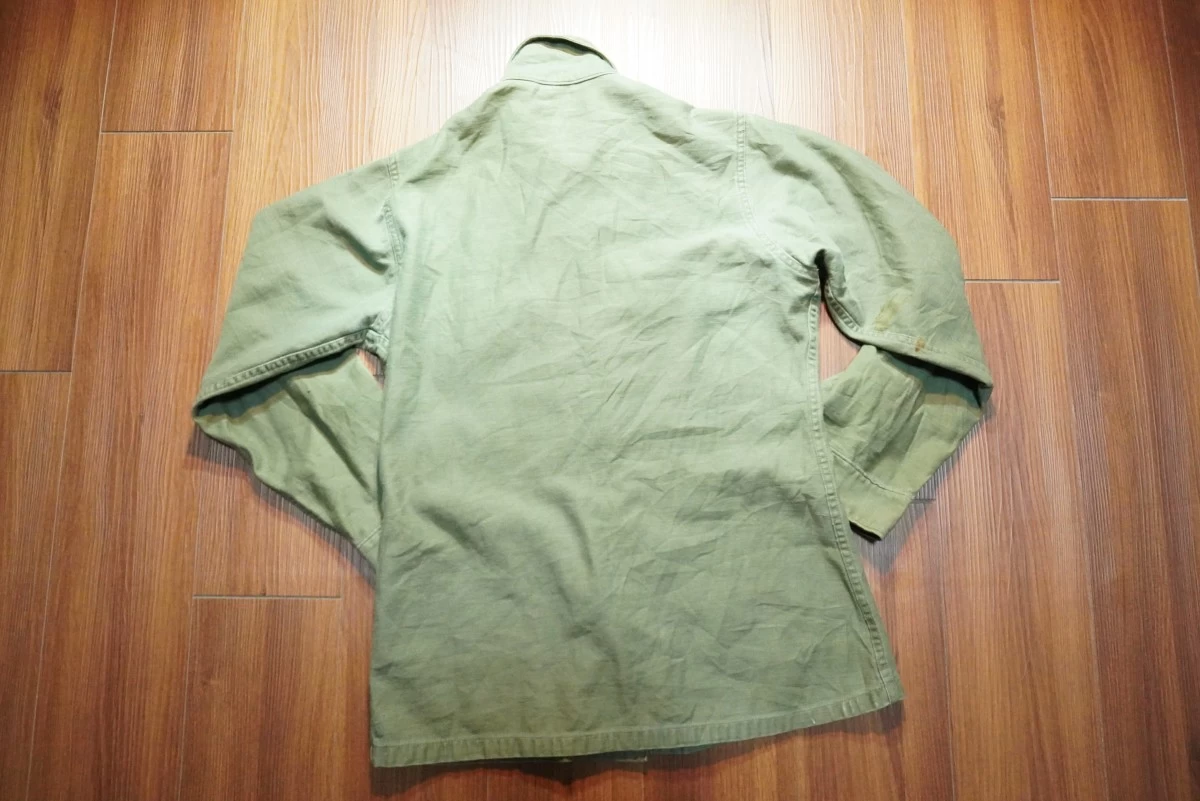 U.S.ARMY Utility Shirt Cotton 1967年 size14 1/2 used