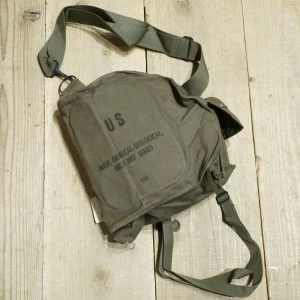 U.S.Gas Mask Bag M-17 Cotton 1980年代 new?