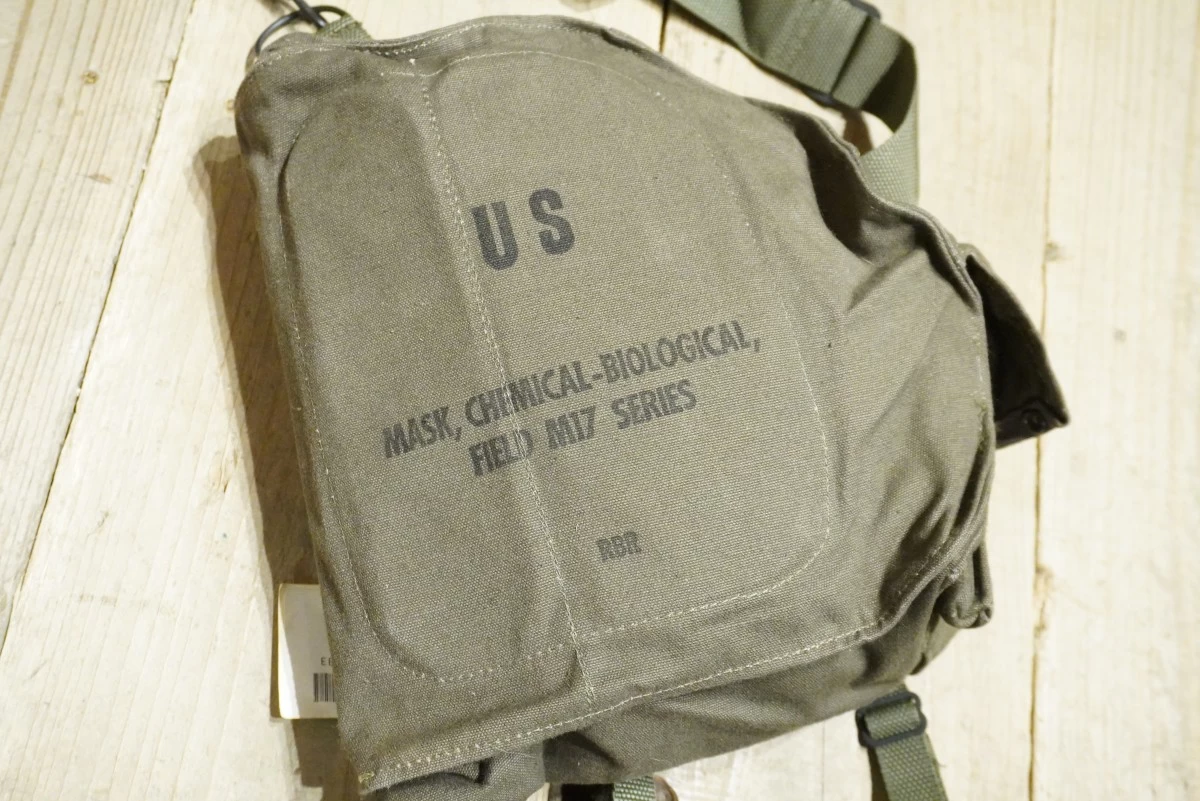 U.S.Gas Mask Bag M-17 Cotton 1980年代 new?