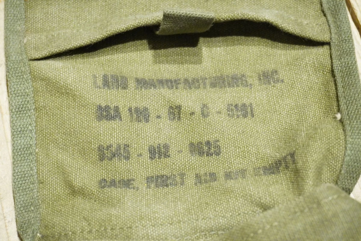 U.S.Cotton Pouch for First Aid 1967年 used