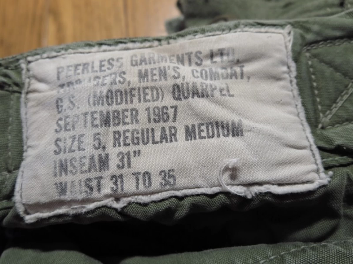 Canada Combat Trousers 1967年 sizeM used
