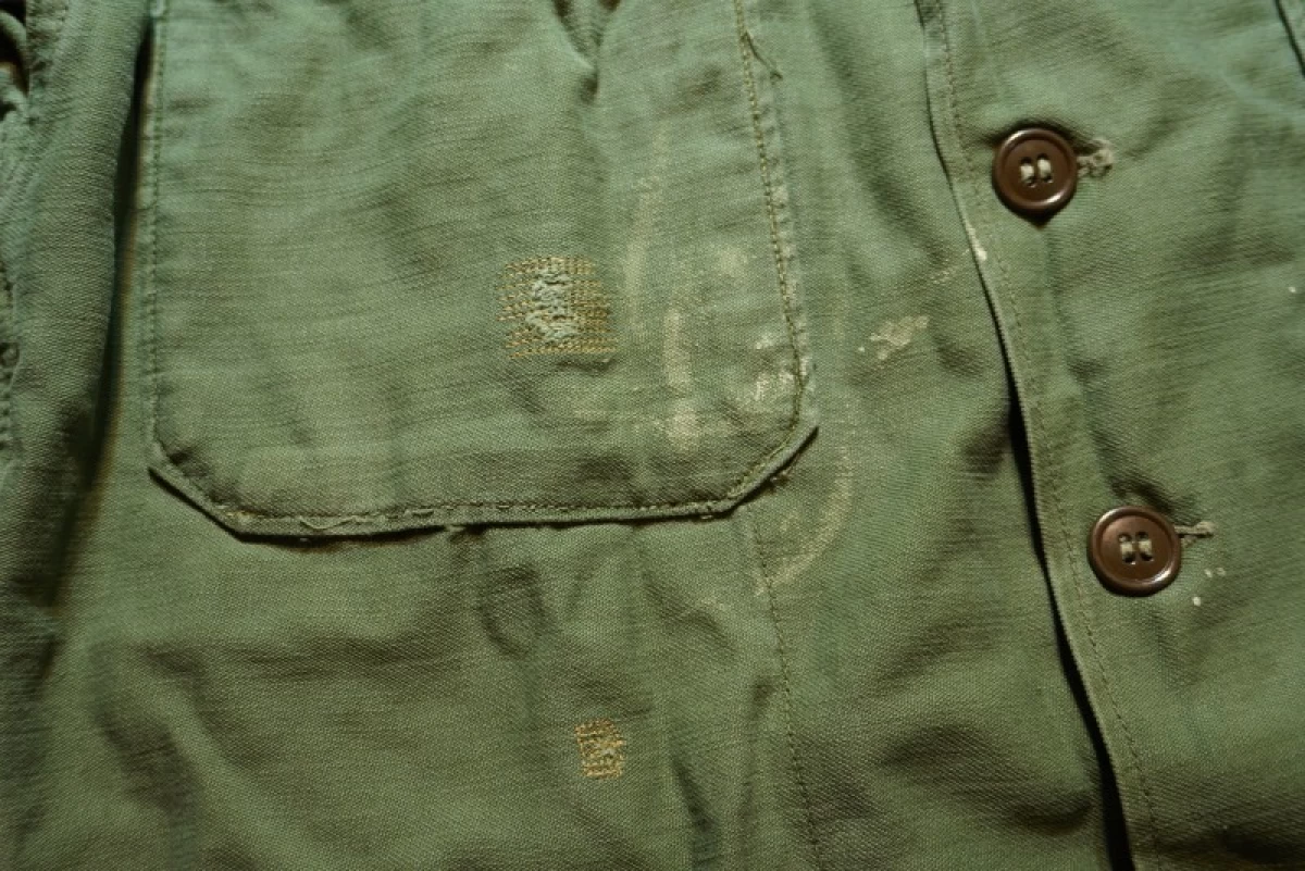 U.S.ARMY Utility Shirt Cotton 1960年代 sizeM? used