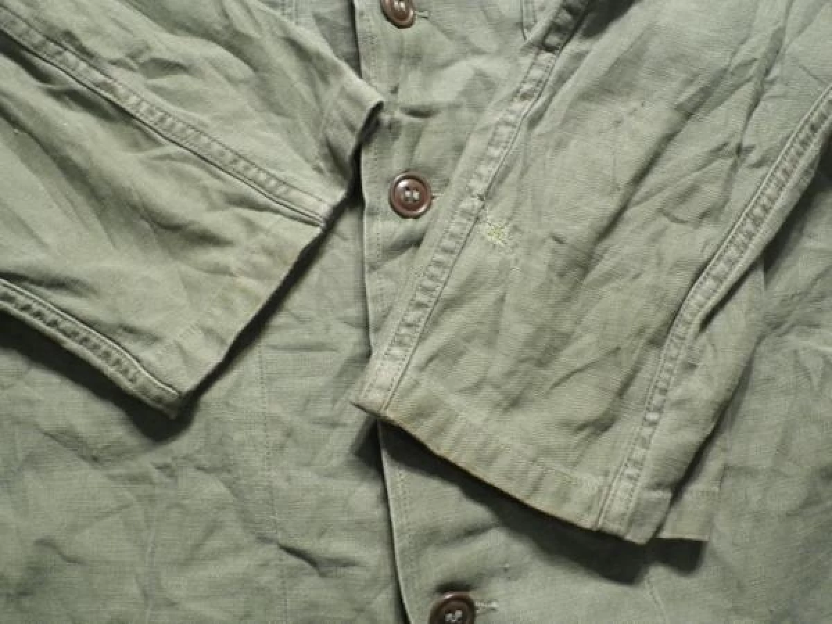 U.S.Fatigue Shirt Cotton 1960年代頃 size? used