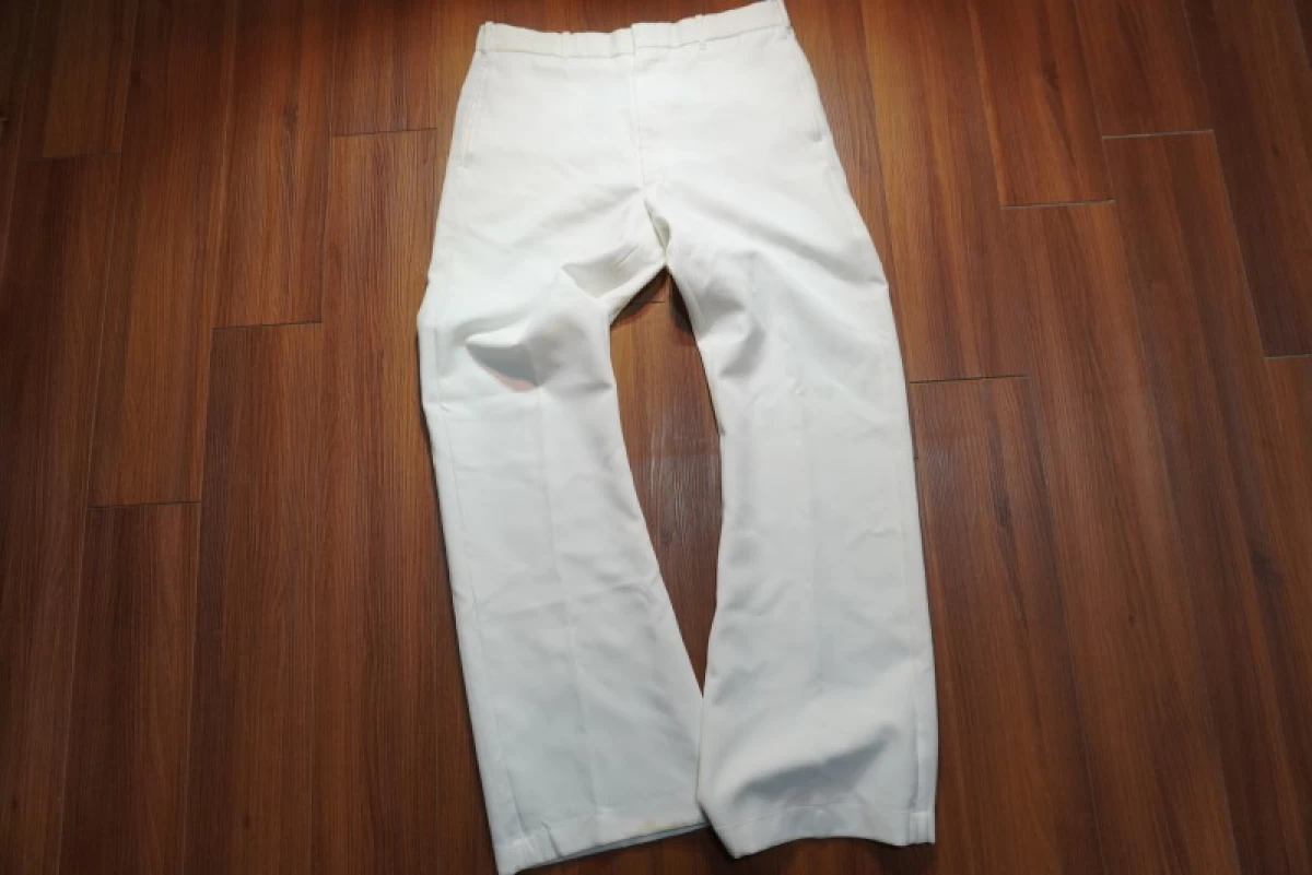 U.S.NAVY Trousers Enlisted White size36Long used