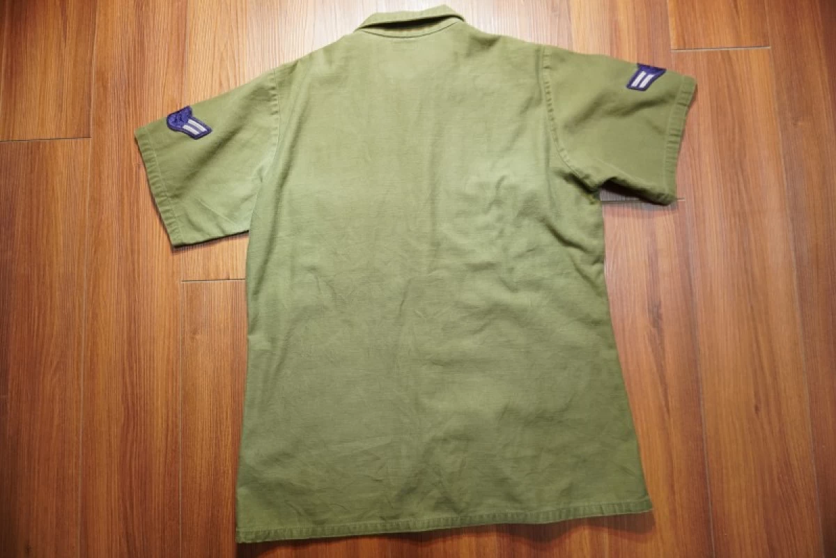 U.S.AIR FORCE UtilityShirt Cotton 1976年 size15 1/2