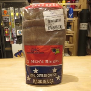 U.S.Briefs (3Briefs) Men's 100%Cotton size34 new